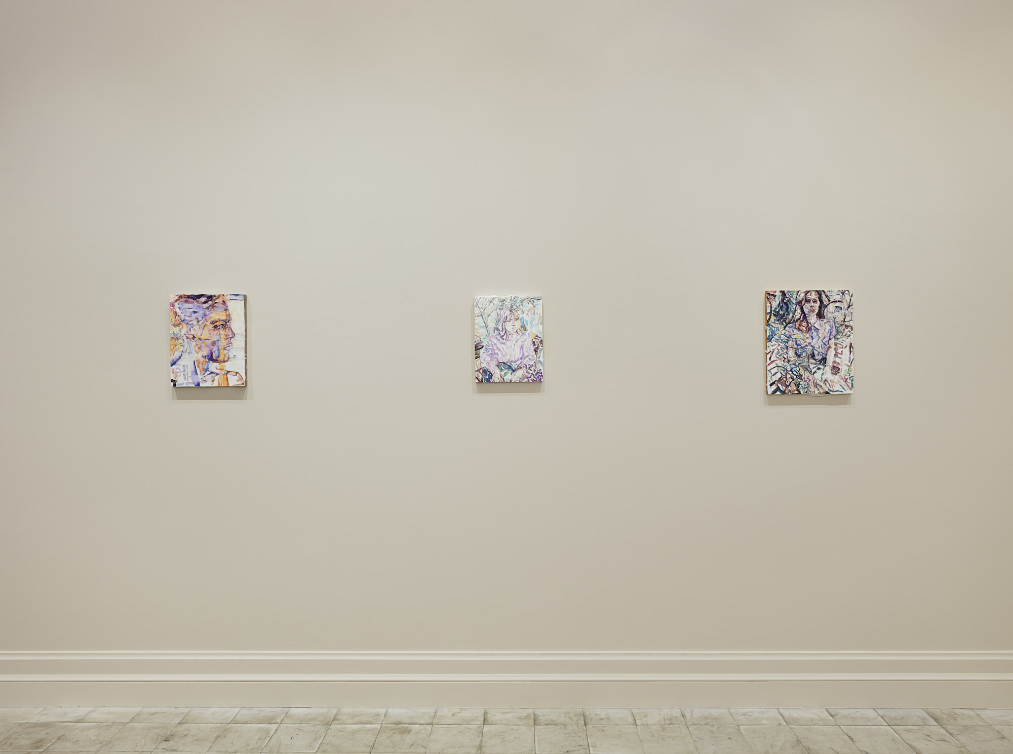 Installation view, Lara, New Work by Elizabeth Peyton, at Gladstone 64, New York, 2020